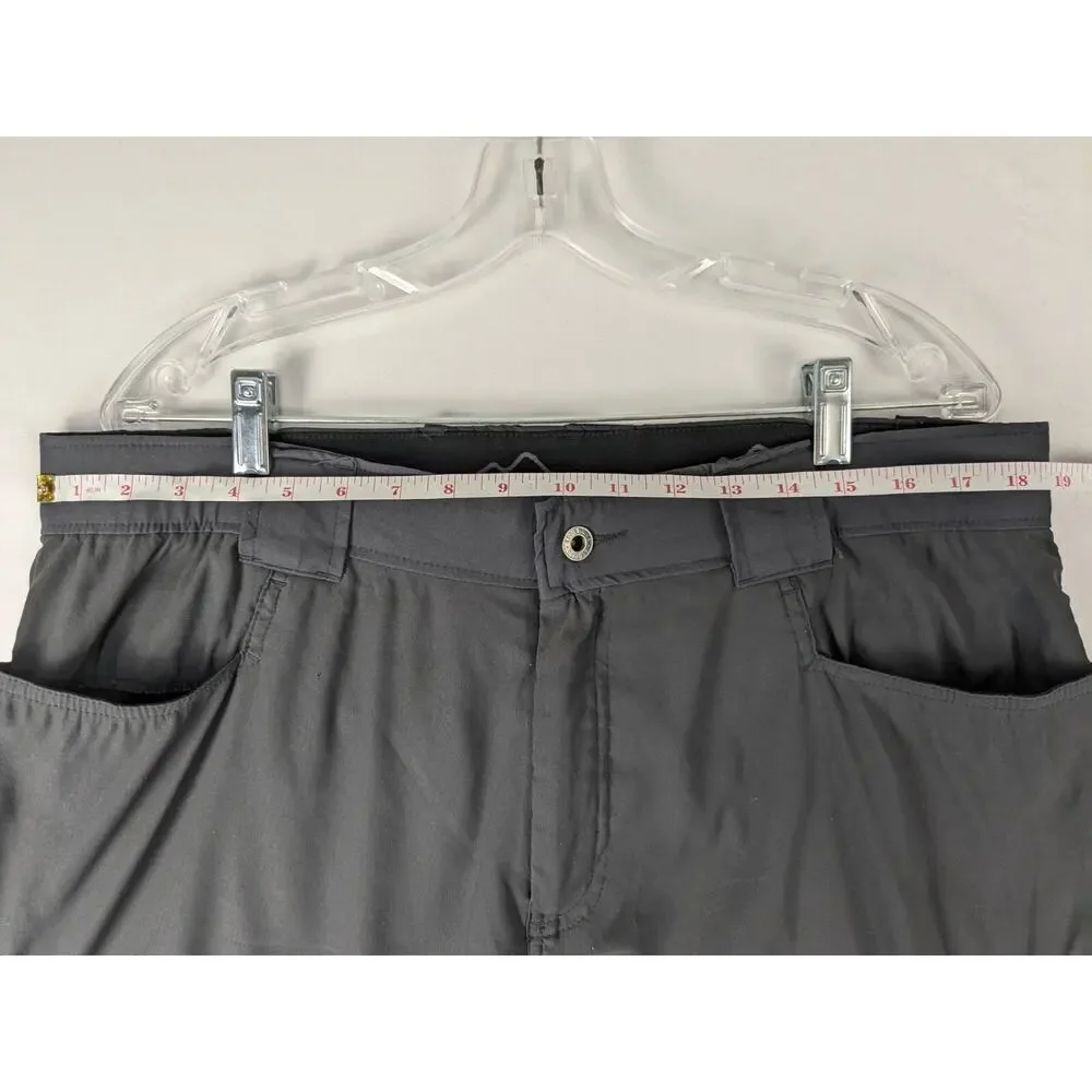 Eddie‎ Bauer Cargo Shorts Mens 38 Gray Stretch Outdoor Hiking 1280634